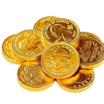Fort Knox Chocolate U.S. Gold Coins 1.5oz Mesh Bag 18ct