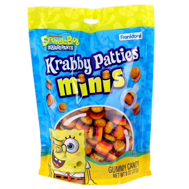 Frankford Spongebob Krabby Patty Minis Peg Bag 5oz 12ct