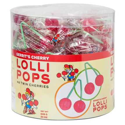 Gerrit's Twin Cherry Lollipops 48ct