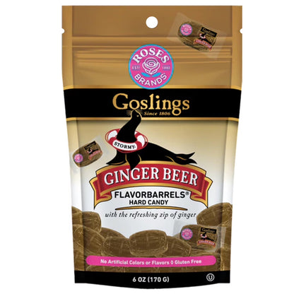 Goslings Ginger Beer Flavor Barrels Gusset Bags 6oz 6ct