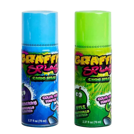 Raindrops Graffiti Splash Spray Candy 12ct