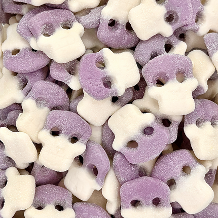 Swedish Style Sour Grape Skulls 5lb tub