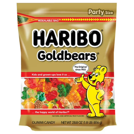 Haribo Gold Bears 28.8oz Resealable Bag