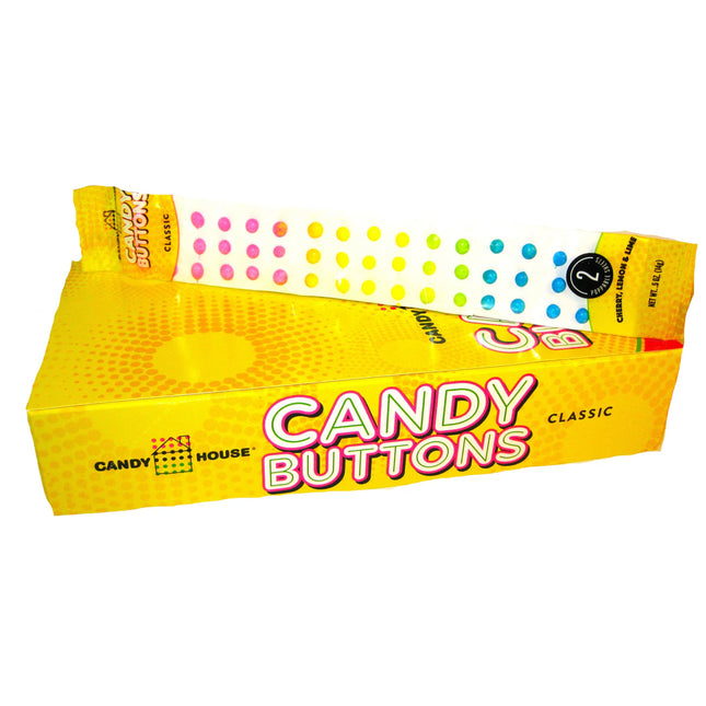 Doscher's Candy House Candy Buttons .05oz Wrapped 24ct