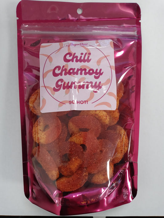 Chili Chamoy Gummi Peach Rings 10oz 8ct
