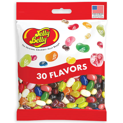 Jelly Belly 30 Flavors Assorted 7oz Peg Bag 12ct