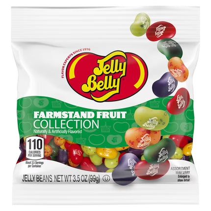 JELLY BELLY PEG BAG - FARMSTAND FRUIT 3.5oz 12ct