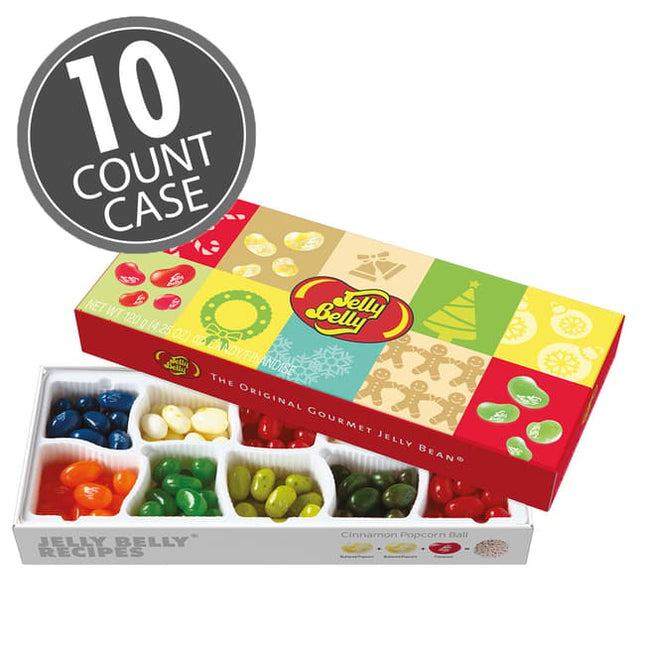 Jelly Belly 10 Flavor Christmas Gift Box 4.25oz 10ct