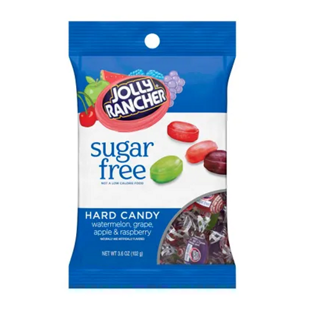 Hershey Peg Large Sugar Free Jolly Rancher Hard Assorted 3.6oz 12ct