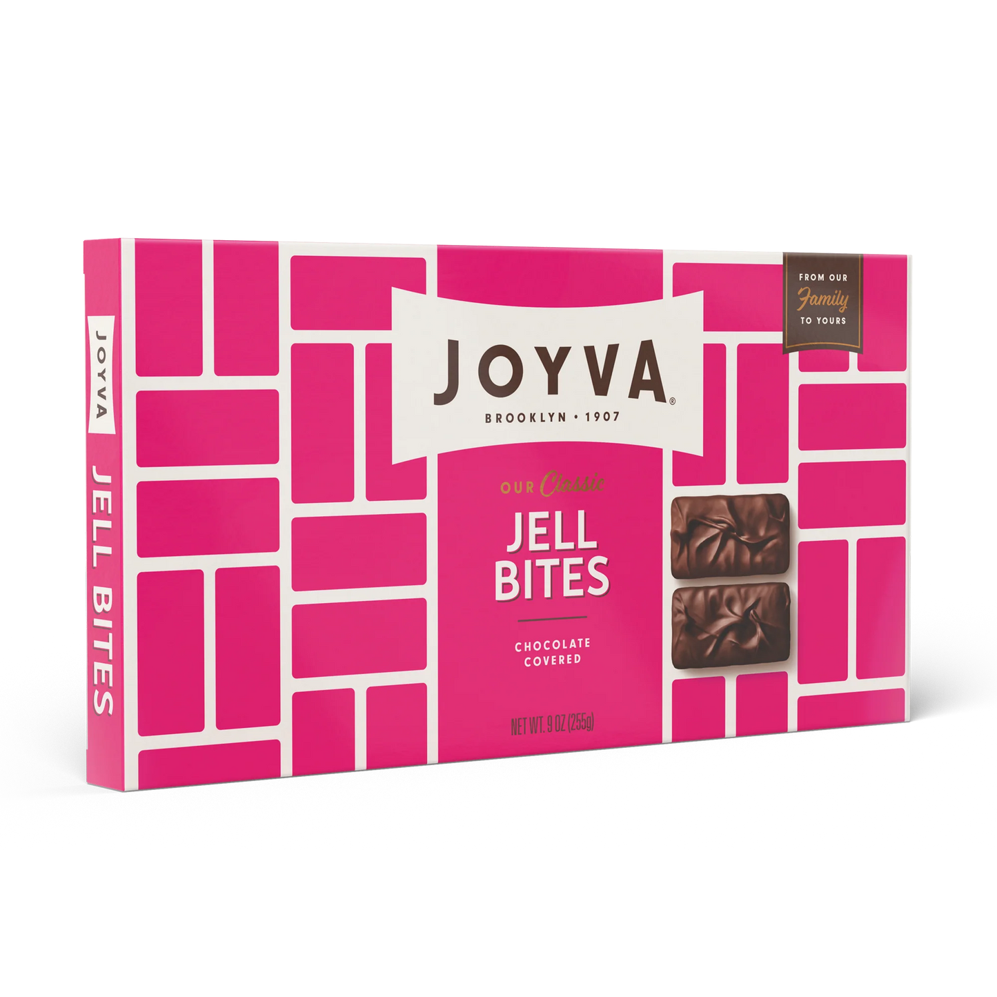 Joyva Dark Chocolate Covered Raspberry Jells 5lb