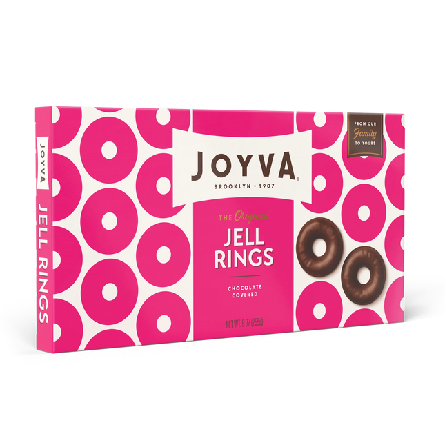 Joyva Dark Chocolate Covered Raspberry Rings 5lb
