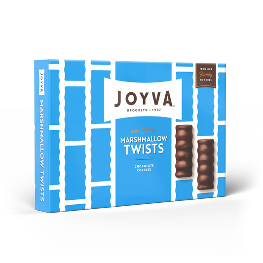 Joyva Dark Chocolate Covered Marshmallow Twists 5lb