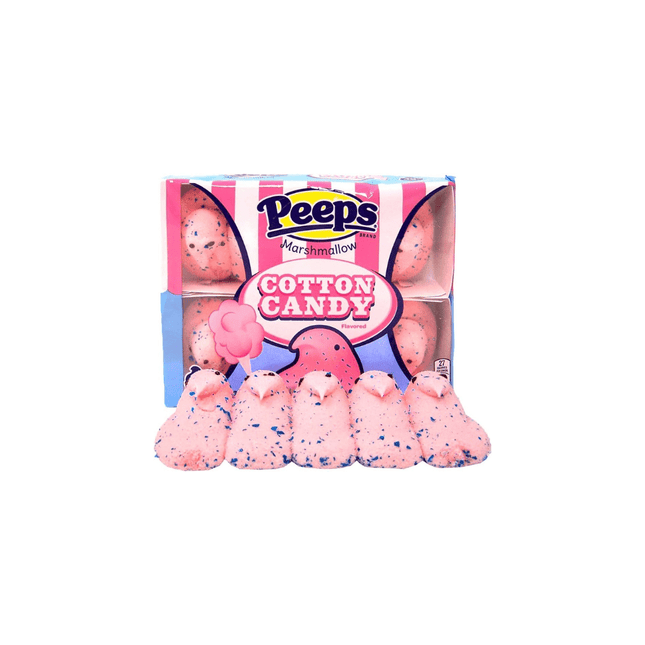 56951- Just Born Peeps Marshmallow Chicks Cotton Candy (10 pack) 36ct