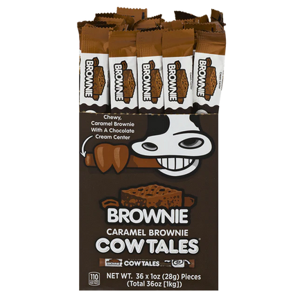 Goetze's Cow Tales Box Caramel Brownie 36ct