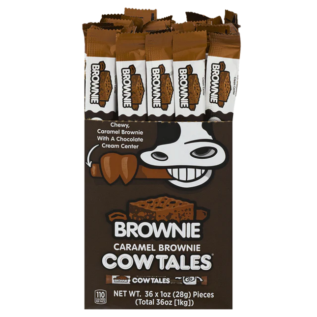 Goetze's Cow Tales Box Caramel Brownie 36ct