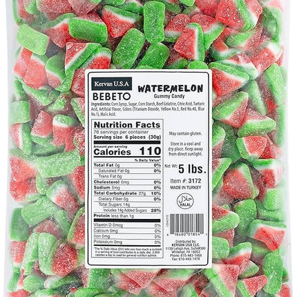 Kervan Gummy Watermelon Slices 5lb