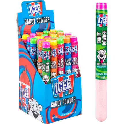 Kokos Icee Sour Tubes Powder Candy 30ct