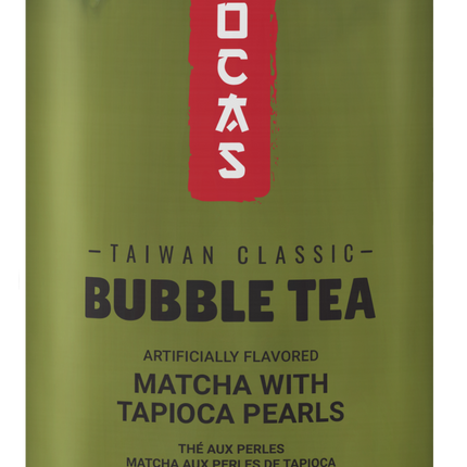 Pocas Bubble Tea Matcha 16.5oz 24ct