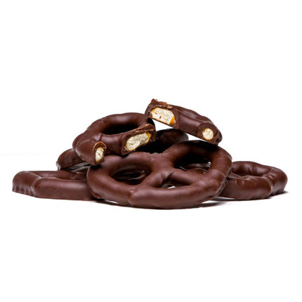 Asher Dark Chocolate Smothered Pretzels 7lb Box *Fragile Item*
