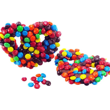 Asher Milk Gourmet Pretzel with M&M's 6lb *Fragile Item*