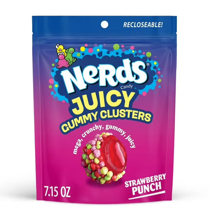 Nerds Juiced Gummy Clusters 7.15oz Bag 6ct
