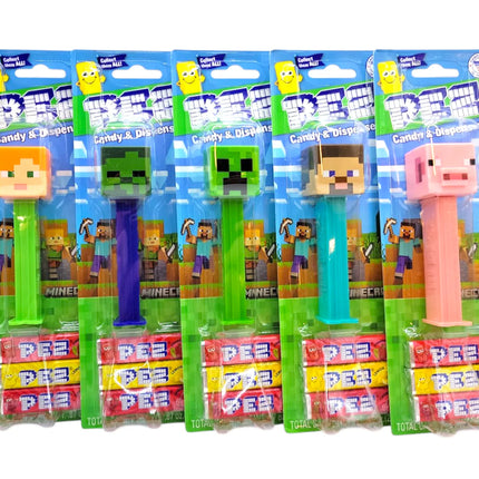 Pez Minecraft Blister Assorted  12ct