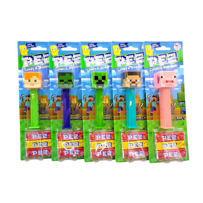 Pez Minecraft Blister Assorted  12ct