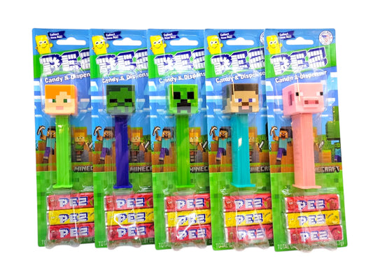 Pez Minecraft Blister Assorted  12ct