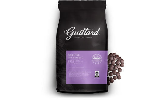 Guittard 41% Eclipse du Soleil Milk Chocolate Wafers 25lb (Special Order)