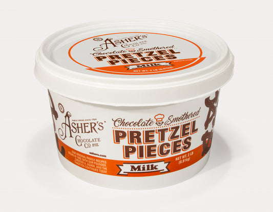 Asher Pretzel Pieces Pail Milk 2 lbs