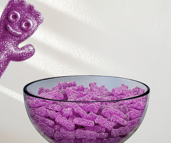 Furry Sour Patch Kid Pink Plush