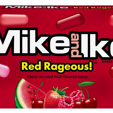 Mike & Ike Theater Box Red Rageous 4.25oz 12ct