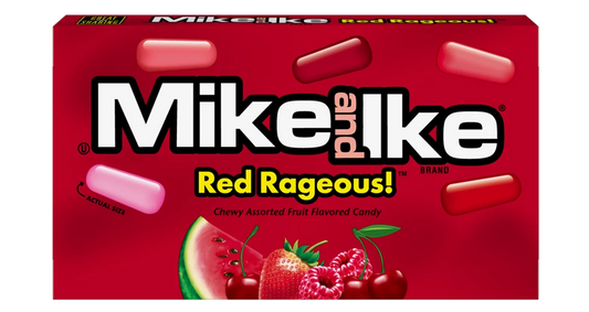 Mike & Ike Theater Box Red Rageous 4.25oz 12ct