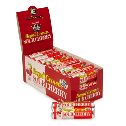 Iconic Regal Crown Sour Cherry Rolls 24ct