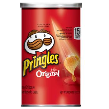 Pringles Original 2.36oz Grab & Go Can 12ct