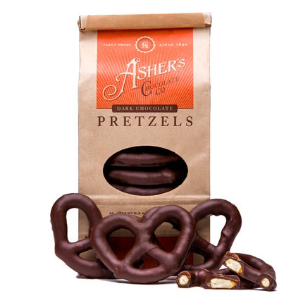 Special Order 1 week Asher Dark Chocolate Smothered Pretzels Coffee Bags 6.5oz 12ct