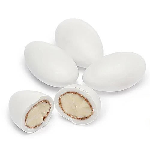 Sconza White Jordan Almonds 10lb