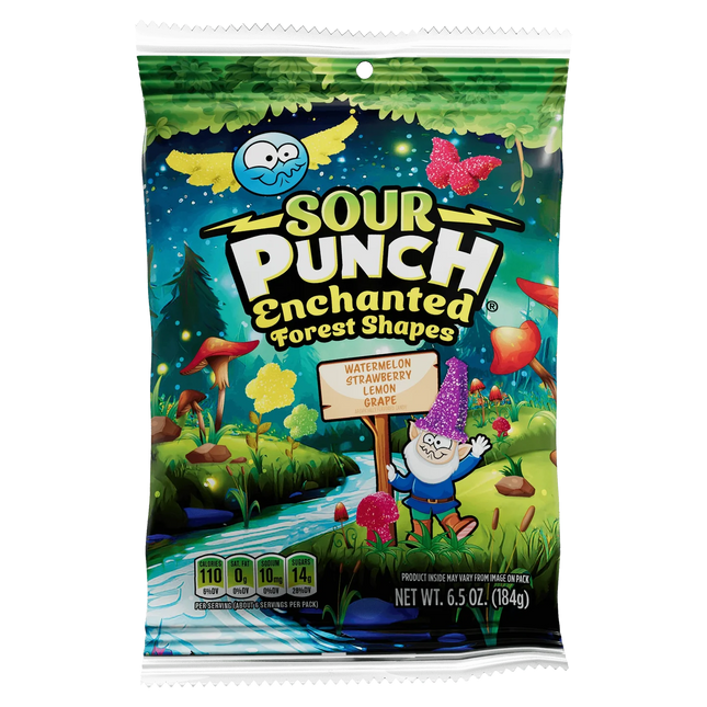 Sour Punch Enchanted Forest Shapes 6.5oz 9ct