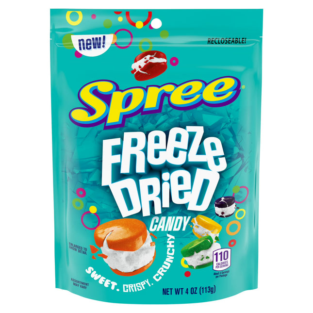 Spree Freeze Dried Candy Bag 4oz 8ct