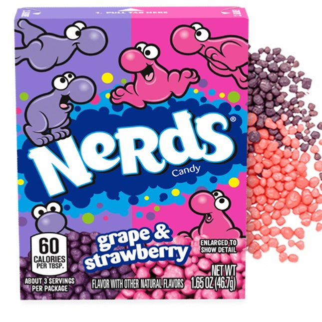 Wonka Nerds Grape Strawberry 36ct