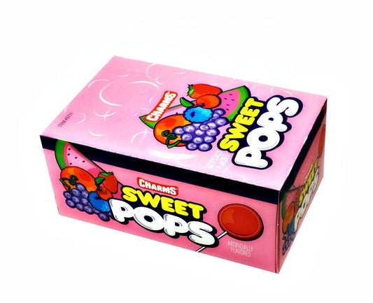 Charms Sweet Flat Pops 100Ct