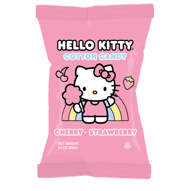 Taste of Nature Hello Kitty Cotton Candy Cherry/Strawberry 3.1oz 12ct