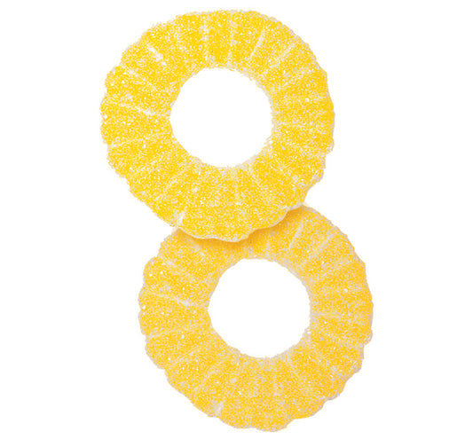 Vidal Gummi Pineapple Rings 2.2lb
