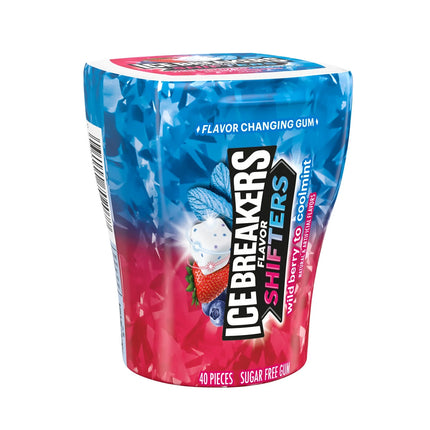 ICE BREAKERS Shifters Wild Berry/Coolmint Flavors Sugar-Free Gum 6ct