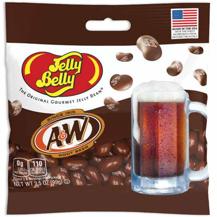 JELLY BELLY PEG BAG - A&W ROOT BEER 3.5oz 12ct