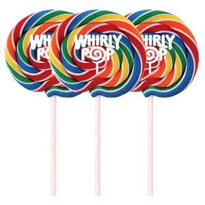 Adams & Brooks Rainbow Whirly Pops 10oz 18ct case