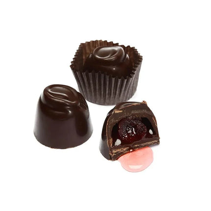 Asher Dark Chocolate Cordial Cherries Cupped 6lb