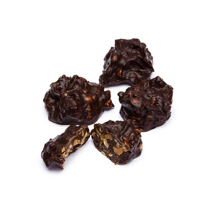 Asher Dark Chocolate Pecan Clusters Whole 5lb (special order)