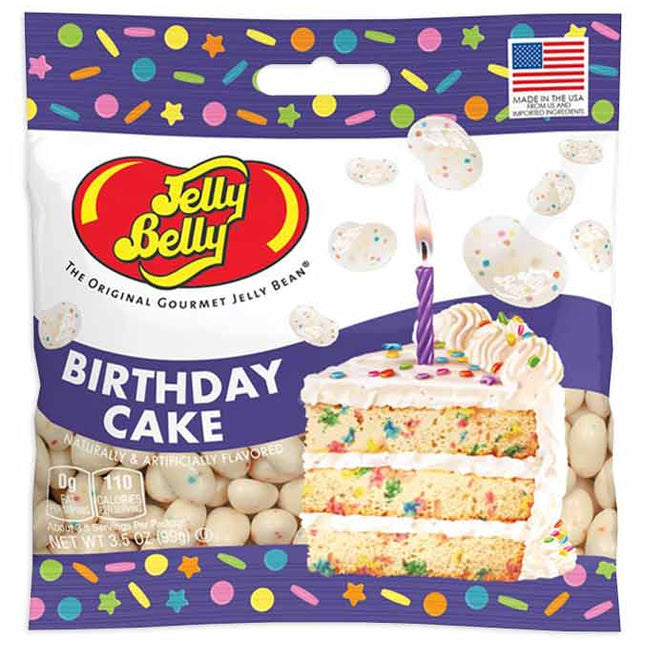 JELLY BELLY PEG BAG - BIRTHDAY CAKE 3.5oz 12ct