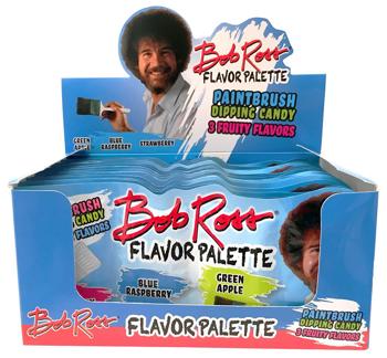 Bob Ross Flavor Palette Dipping Candy .85oz 18 ct